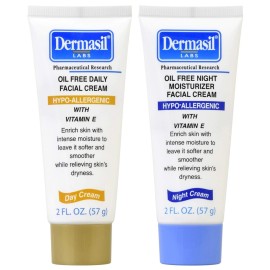 Dermasil Day Oil Free with Retinol Day & Oil Free Night 2oz Ea