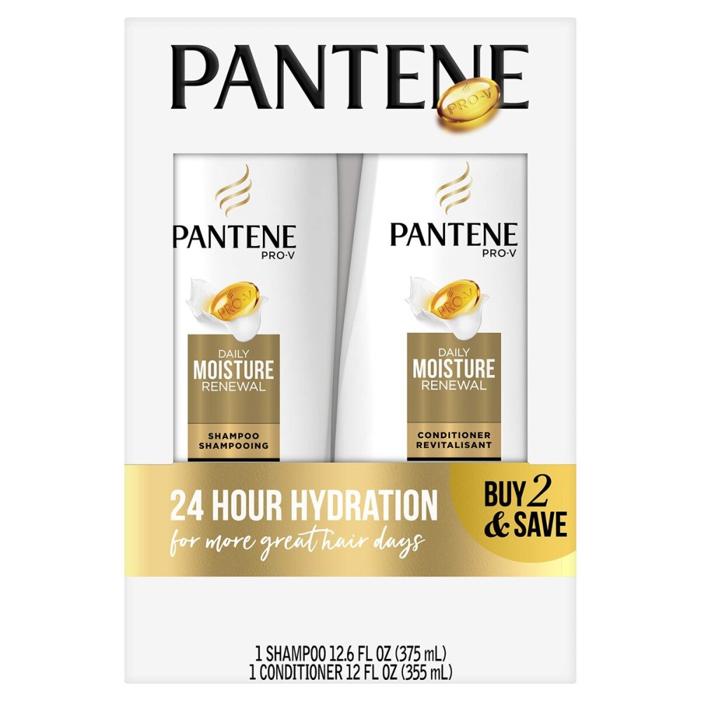 Pantene Daily Moisture Renewal Duo set, 12.6 Oz Shampoo and 12 Oz Conditioner Pantene Daily Moisture Renewal Duo set, 12.6 Oz Shampoo and 12 Oz Conditioner