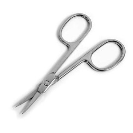 Professional Small Grooming Manicure Cuticle Scissors for Facial Hair, Nail, Moustache, Eyebrow, Eyelash, Nose, Ear, Beauty, Men and Women, Stainless Steel