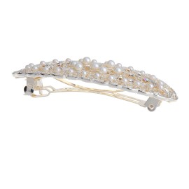 IPINK New Women Pearl Flower Hair Clip Barrette Hairpin