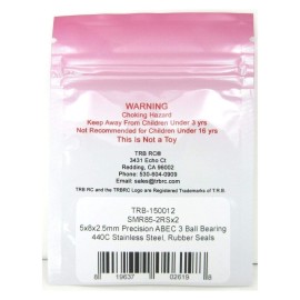 TRB RC 2pcs. 5x8x2.5mm Ball Bearings 440C Stainless Steel Rubber Seals