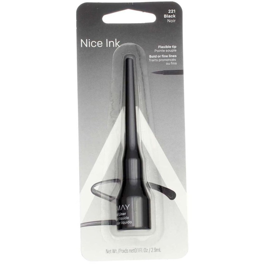 Almay Liquid Eyeliner, Black [221] 0.1 oz (Pack of 2)