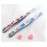 JEWEL TOOL (12 Pack) 3.5 (8.89 cm) Straight Tip Salon Tweezers | Floral Designs: Roses & Daisies | Quality Stainless Steel | Textured Grip | Ideal for Eyebrows & Facial Hair