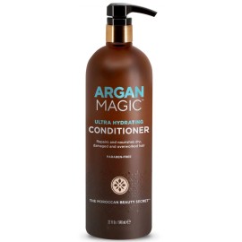 Argan Magic Ultra Hydrating Conditioner | Repairs and Protects Hair | Improves Hair Health | Safe for Color and Chemically Treated Hair | Made in USA, Paraben Free (32 oz)