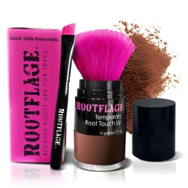 Rootflage Root Touch Up Hair Powder - Temporary Hair Color, Gray Coverage, Root Concealer, Thinning Hair Filler, Dry Shampoo, Eyebrow Filler (07 Medium Brown) .31 oz Rootflage Root Touch Up Hair Powder - Temporary Hair Color, Gray Coverage, Root Concealer, Thinning Hair Filler, Dry Shampoo, Eyebrow Filler (07 Medium Brown) .31 oz