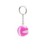 Tandem Sport Volleyball Key Chain - Mini Volleyball On Key Ring - Pink and White Volleyball Keychain for Backpacks, Gym Bags, Purses - Volleyball Themed Party Supplies - Gift for Volleyball Players