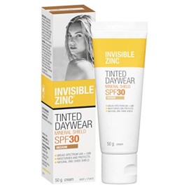 Invisible Zinc Tinted Daywear (Medium) SPF 30+ UVA-UVB 50g Invisible Zinc Tinted Daywear (Medium) SPF 30+ UVA-UVB 50g