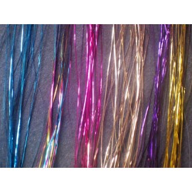 40 Hair Tinsel 210 Strands Seven Colors (Purple, Rainbow, Hot Pink, Gold, White Gold, Blue & Sparkling Silver) 40 Hair Tinsel 210 Strands Seven Colors (Purple, Rainbow, Hot Pink, Gold, White Gold, Blue & Sparkling Silver)