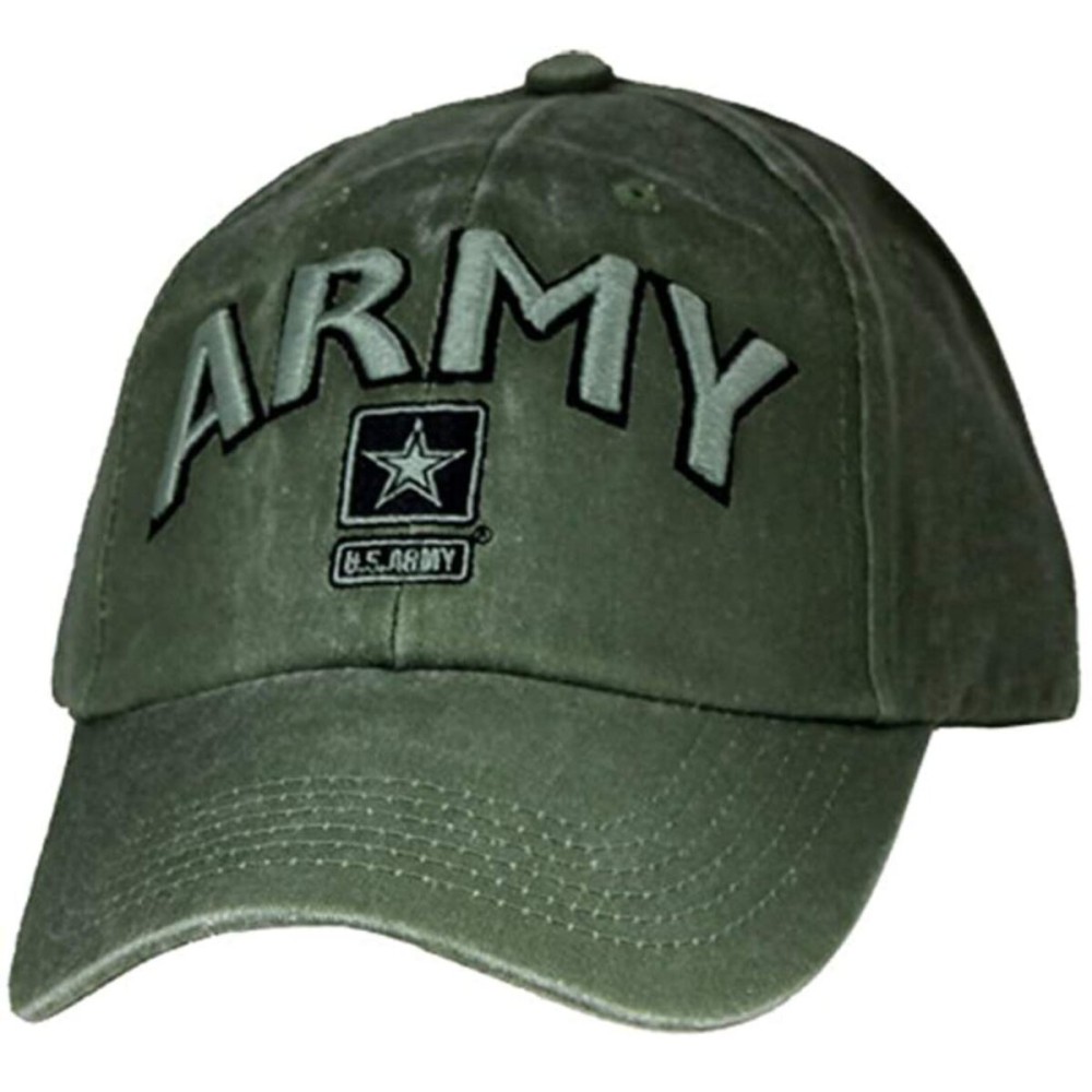 Eagle Crest U.S. Army With Logo Embroidered Cap. Green