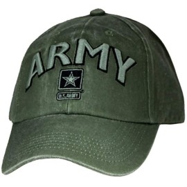 Eagle Crest U.S. Army With Logo Embroidered Cap. Green