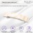 French Amie Oblong Handmade 3.5 Celluloid Automatic Hair Clip Barrette Hair Clip for Girls Strong Hold Hair Clips for Women No Slip Durable Paris Hair Accessories, Made in France (Cream Nouget)