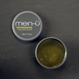 men- DEFINE & SHINE 100ml - Hair pomade for men, medium hold and high shine. Helps tone down grey hair - Mens hair products, 100ml 3.3fl oz styling puck