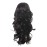 Onedor 12 Synthetic Fiber Natural Textured Curly Ponytail Clip In/On Hair Extension Hairpiece (4 - Dark Brown)
