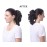 Onedor 12 Synthetic Fiber Natural Textured Curly Ponytail Clip In/On Hair Extension Hairpiece (4 - Dark Brown)