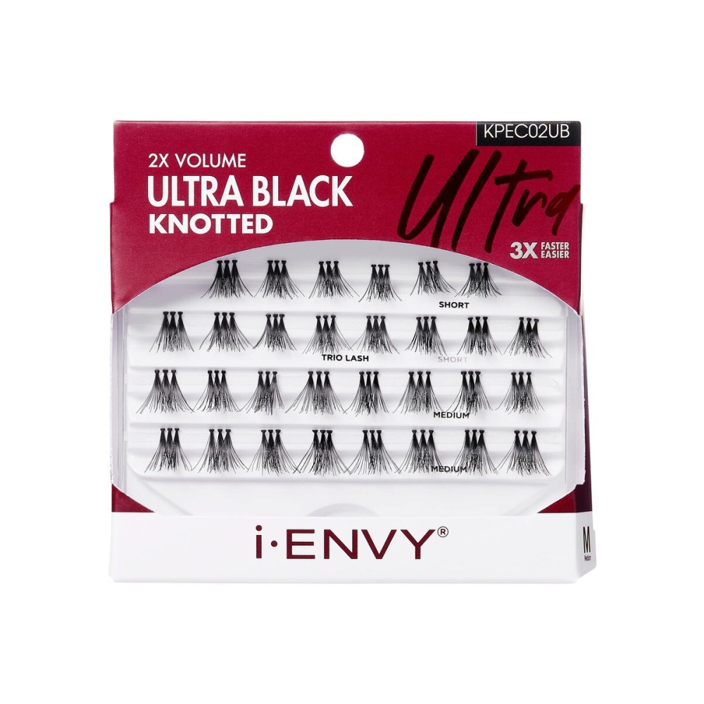 iEnvy Kiss Trio Lashes Adhesive, Medium, Ultra Black