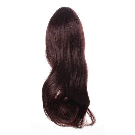 Onedor 15 Synthetic Fiber Curly Ponytail Hair Extension hairpiece with Clip-in Jaw Clips, Dual-Use Hair Extensions (33A)