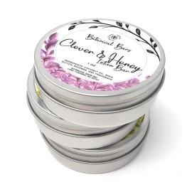 Botanical Bars 1oz Clover and Honey Lotion Bar All Natural Lotion in Tin