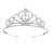 Lovelyshop Rhinestone Crystal Tiara-Wedding Bridal Prom Birthday Pegeant Prinecess Crown (Heart-1 Pack