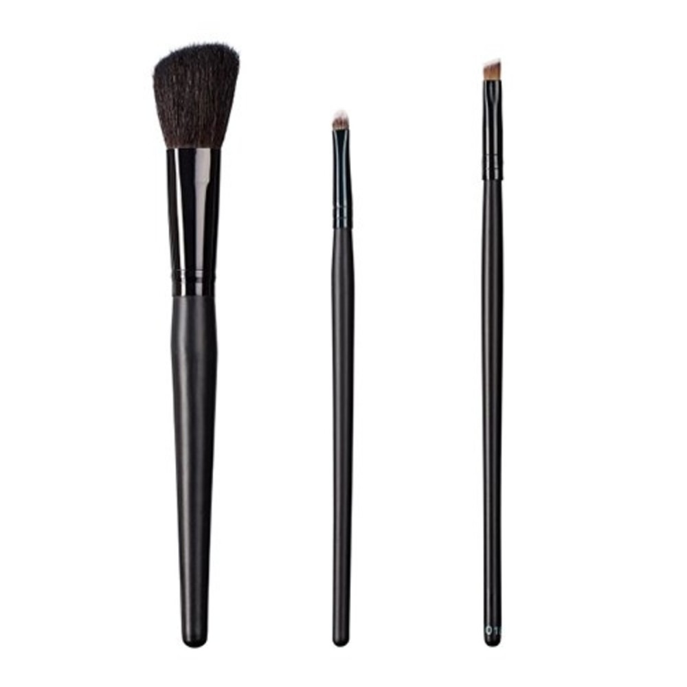 ON&OFF East Meets West Collection Slanted Cheek, Small Detailer and Precise Angle Line Brush Set