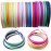 Candygirl HeadBands for Girls,DIY Satin Covered Girls Headbands,1cm Width Craft Headbands for Daily and Party(26pcs Per Pack Each Color 1pcs)