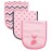 Luvable Friends Unisex Baby Cotton Burp Cloths with Fiber Filling, Foxy, One Size