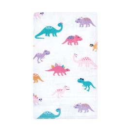 Hudson Baby Unisex Baby Cotton Flannel Burp Cloths, Cuteasaurus, One Size