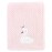 Hudson Baby Unisex Baby Plush Waffle Blanket, Swan, One Size