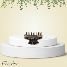 French Amie Chic Tokyo Handmade Medium 2.25 Inch Celluloid Jaw Hair Claw Clip