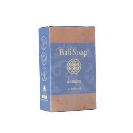 Bali Soap - Jasmine Natural Soap Bar for Men & Women - Vegan, Handmade, Exfoliating Soap - 3 Pack, 3.5 Oz each