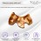 French Amie Scottish Dog Puppy Brown Small 2 Celluloid Handmade Automatic Hair Clip Barrette for Women and Girls, Made in France - (Brown Finish)