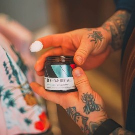 Shear Revival Crystal Lake Cream Pomade | Men\'s Hair Styling Medium Hold | Natural Finish Infused with Aloe Leaf Juice, Carnauba Wax, Mango Butter, Deeply Conditions Hair & Scalp & Hydrates 3.4oz Shear Revival Crystal Lake Cream Pomade | Men\'s Hair Styling Medium Hold | Natural Finish Infused with Aloe Leaf Juice, Carnauba Wax, Mango Butter, Deeply Conditions Hair & Scalp & Hydrates 3.4oz