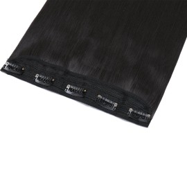 S-noilite Elegant 30(76cm) Longest Straight Natural Black 3/4 Full Head One Piece 5 Clips Clip in Hair Extensions S-noilite Elegant 30(76cm) Longest Straight Natural Black 3/4 Full Head One Piece 5 Clips Clip in Hair Extensions