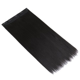 S-noilite Elegant 30(76cm) Longest Straight Natural Black 3/4 Full Head One Piece 5 Clips Clip in Hair Extensions S-noilite Elegant 30(76cm) Longest Straight Natural Black 3/4 Full Head One Piece 5 Clips Clip in Hair Extensions