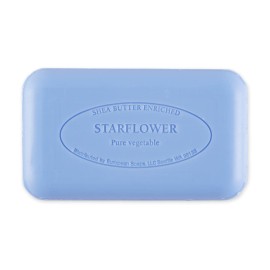 Pre de Provence Artisanal Soap Bar, Natural French Skincare, Enriched with Organic Shea Butter, Quad Milled for Rich, Smooth & Moisturizing Lather, Starflower, 5.3 Ounce Pre de Provence Artisanal Soap Bar, Natural French Skincare, Enriched with Organic Shea Butter, Quad Milled for Rich, Smooth & Moisturizing Lather, Starflower, 5.3 Ounce