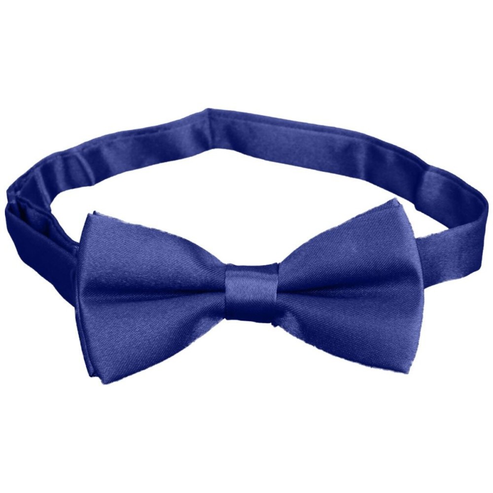 Subtle Addition Kids Bow Ties for Boys, Toddlers to Youth (One Size, Blue)