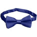 Subtle Addition Kids Bow Ties for Boys, Toddlers to Youth (One Size, Blue)