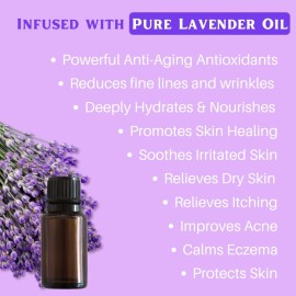 Natural Escapes Lavender & Jojoba Soothing Body Wash | Calming Sulfate-Free Shower Gel for Soft, Hydrated & Healthy Skin | Moisturizing & Gentle for Normal & Sensitive Skin | 16 oz