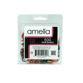 Amelia Beauty | 500 Count 1/2 Rubber Bands | Premium US Made Rubber Hair Ties | Ideal for Ponytails, Braids & Beards | Strong All Day Hold | Convenient Re-closable Container | Rainbow Mix Amelia Beauty | 500 Count 1/2 Rubber Bands | Premium US Made Rubber Hair Ties | Ideal for Ponytails, Braids & Beards | Strong All Day Hold | Convenient Re-closable Container | Rainbow Mix