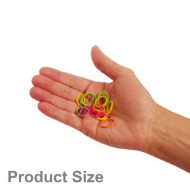 Amelia Beauty | 500 Count 1/2 Rubber Bands | Premium US Made Rubber Hair Ties | Ideal for Ponytails, Braids & Beards | Strong All Day Hold | Convenient Re-closable Container | Rainbow Mix Amelia Beauty | 500 Count 1/2 Rubber Bands | Premium US Made Rubber Hair Ties | Ideal for Ponytails, Braids & Beards | Strong All Day Hold | Convenient Re-closable Container | Rainbow Mix