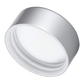 (6 pack) 5 ml 1/6 oz Amber Glass Balm Jars with Silver Matte Smooth Lids