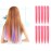 OneDor 23 Inch Colored Party Highlights Straight Hair Clip Extensions, Heat-Resistant Synthetic Hair Extensions in Multiple Colors (10 Pcs Pink)