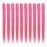 OneDor 23 Inch Colored Party Highlights Straight Hair Clip Extensions, Heat-Resistant Synthetic Hair Extensions in Multiple Colors (10 Pcs Pink)