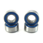TRB RC 5x10x4mm Ball Bearings ABEC 3 Rubber Seals (4) MR105-2RS-BU