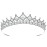 SAMKY Crystal Wedding Tiara Bridal Headpiece for Brides Hair Accessories for Woman