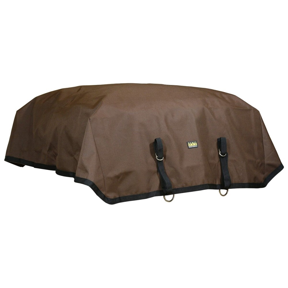TrailMax Top-Pack Rain Cover, Over-Sized to Fit Large Loads On A Pack Saddle, Ideal for Horse and Mule Packing, Heavy Duty Fabric to Protect Your Camp Comforts and Valuable Gear in Bad Weather, Brown