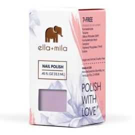 ella+mila Nail Polish, BonBon Collection - Midnight in Paris (Translucent)