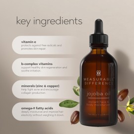 Jojoba Oil for Face & Body | 100% Pure, Cold-Pressed & Refined Oil for Deep Hydration | Anti-Aging Moisturizer with Vitamin E & B Complex | Help Reduce Inflammation and Irritation Jojoba Oil for Face & Body | 100% Pure, Cold-Pressed & Refined Oil for Deep Hydration | Anti-Aging Moisturizer with Vitamin E & B Complex | Help Reduce Inflammation and Irritation