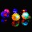 Novelty Place Party Stars Flashing LED Bumpy Jelly Ring Light-Up Toys (12 Pack)