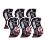 iENVY Super Strong Hold Eyelash Adhesive, Waterproof, 48-Hour Long-Lasting Lash Glue, Latex-Free, Hypoallergenic, Quick-Drying with Brush-On Applicator for Strip Lashes (Black, 6 Pack)