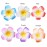 Calcifer 30pcs 1.97\'\'Hawaii Hawaiian Plumeria Flower Clips Bridal Wedding Party Beach Hair Clips
